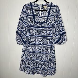 Tuckernuck Blue and White Floral Mini Dress